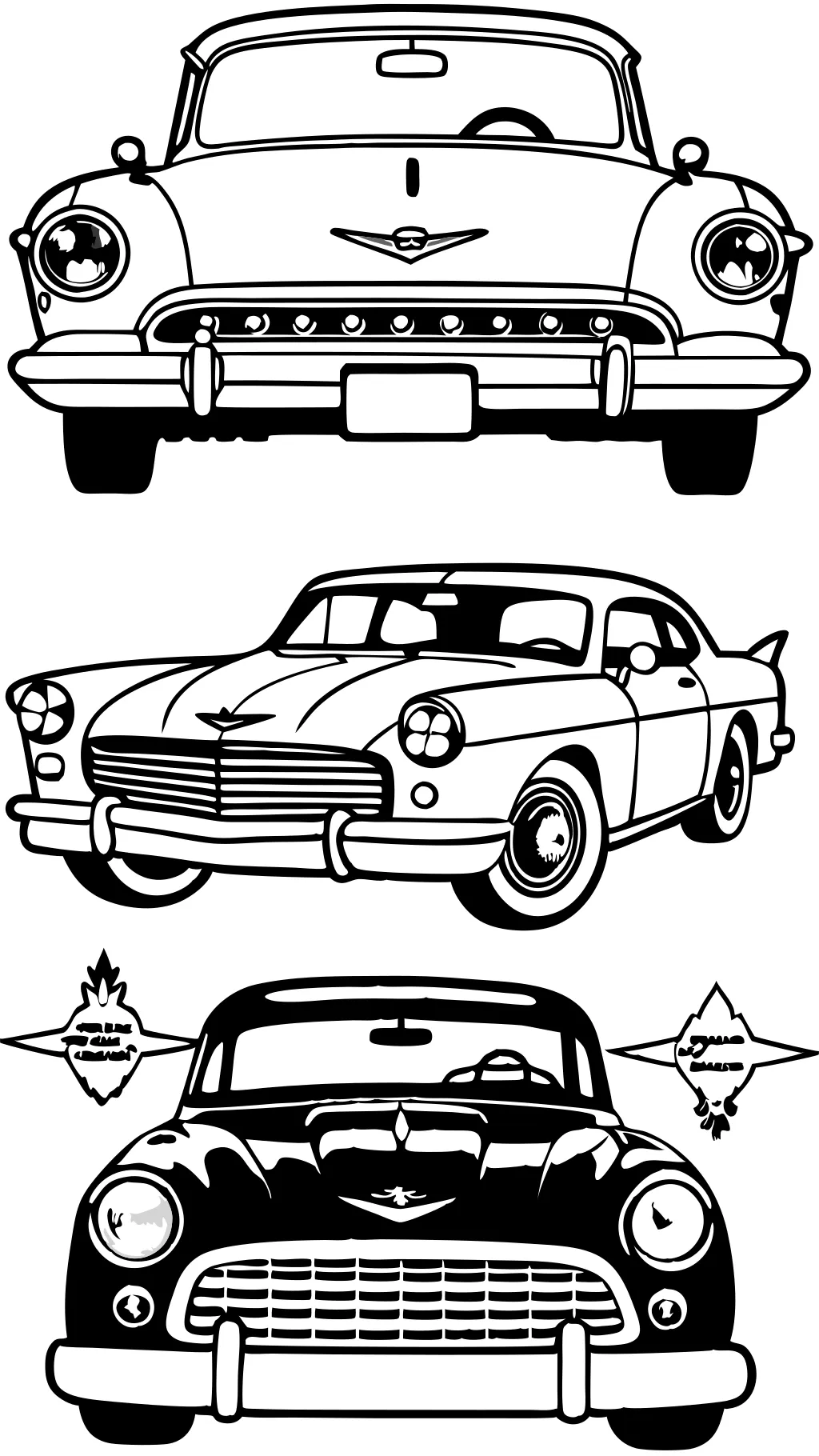 old cars coloring pages